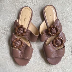 Chloe Gosselin Patti Leather Sandal